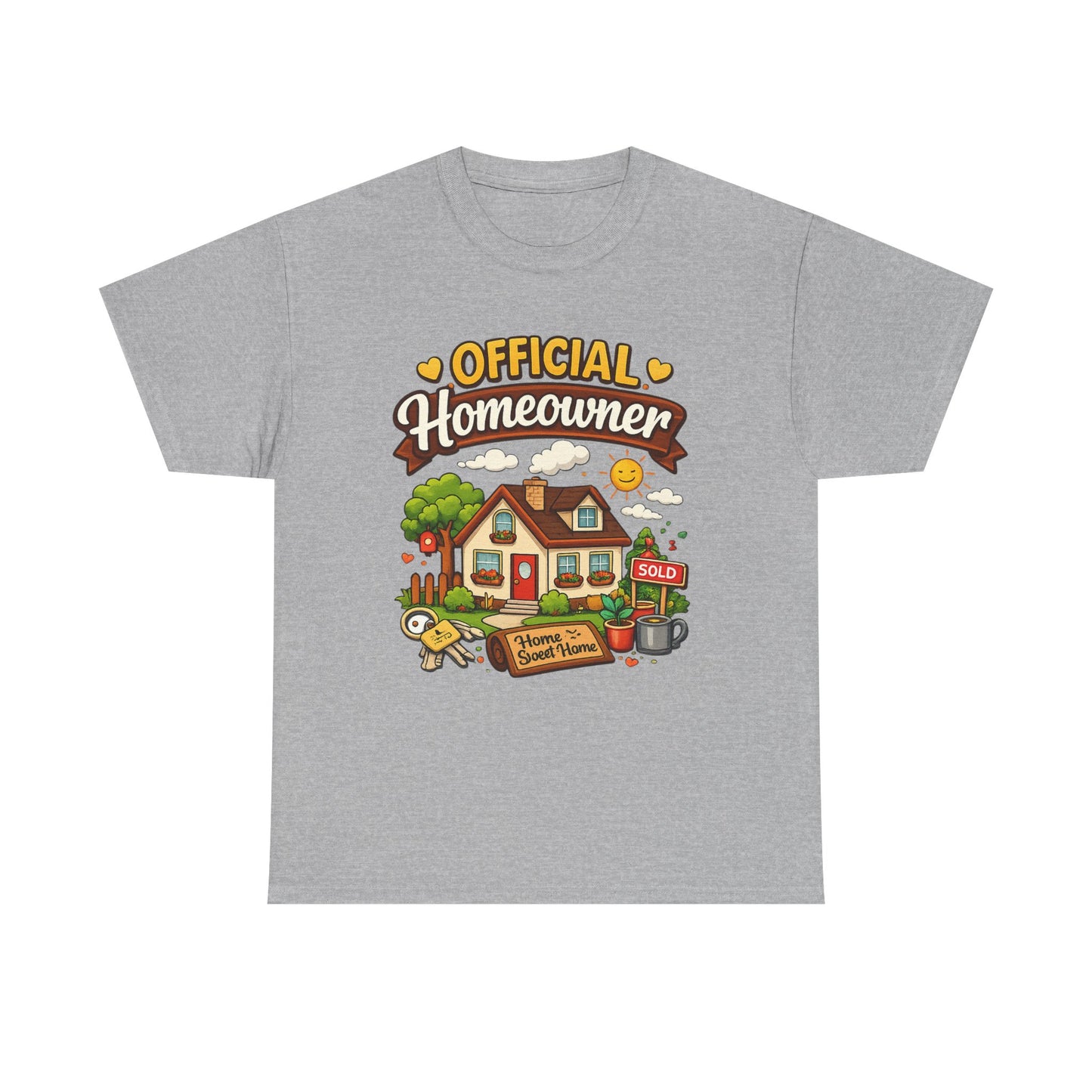 Official Homeowner T-Shirt – Cute New Home Housewarming Tee