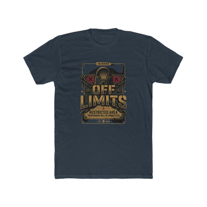 Off Limits Restricted Area Graphic Tee — Tactical Vintage Warning T-Shirt