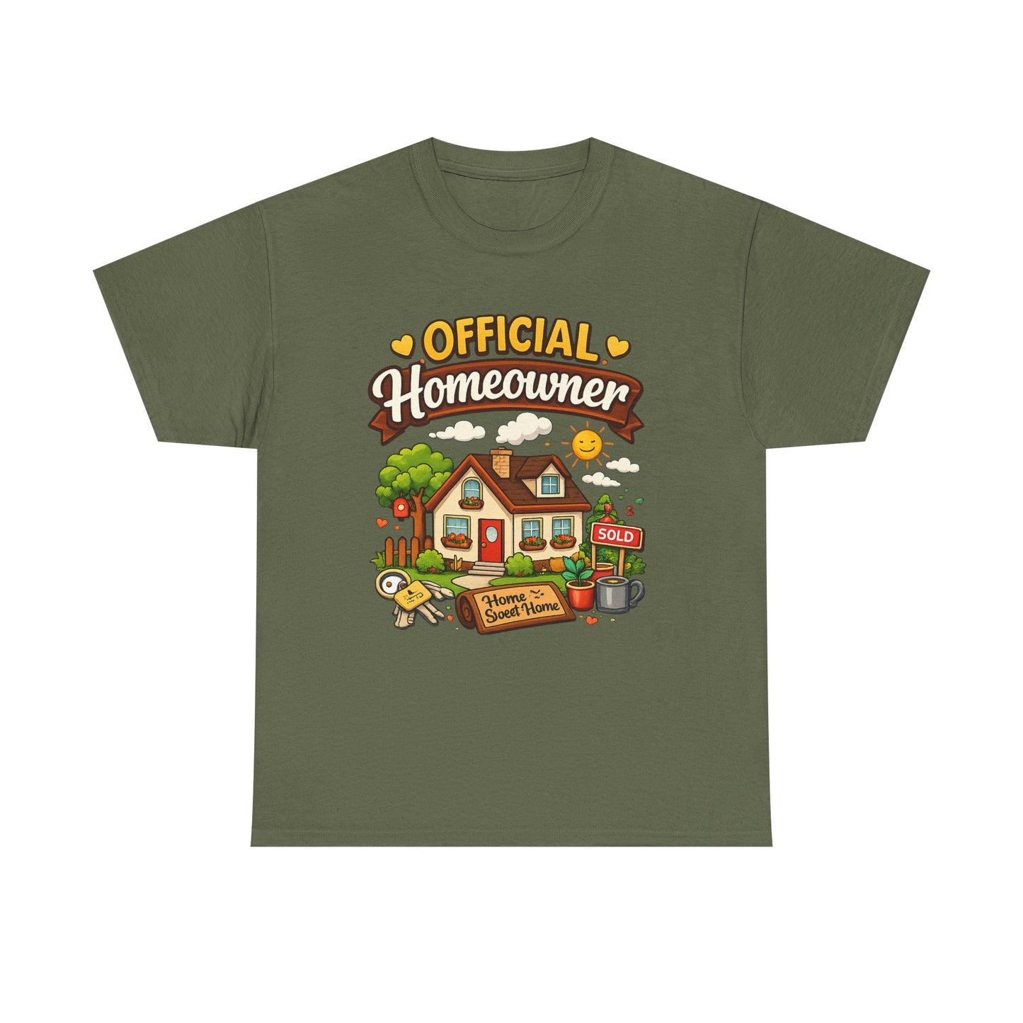 Official Homeowner T-Shirt – Cute New Home Housewarming Tee