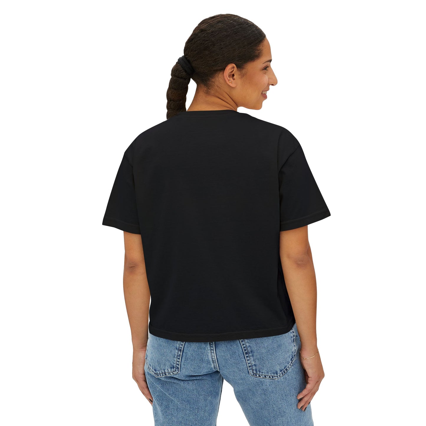 I Do Vows Tee — 'Through Thick or Thin, Drunk or Sober' Women's Boxy Shirt