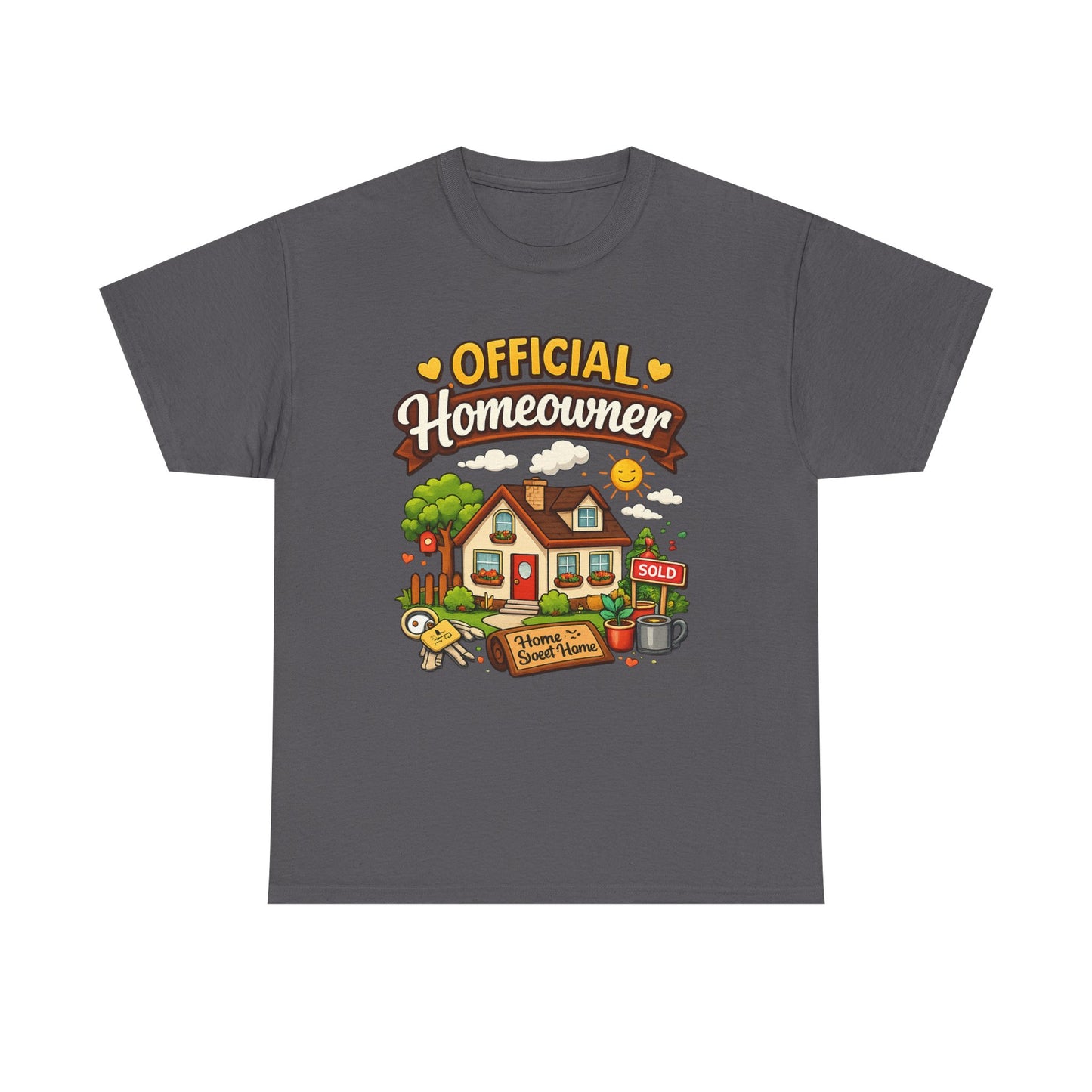 Official Homeowner T-Shirt – Cute New Home Housewarming Tee