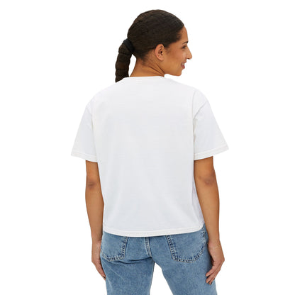 I Do Vows Tee — 'Through Thick or Thin, Drunk or Sober' Women's Boxy Shirt