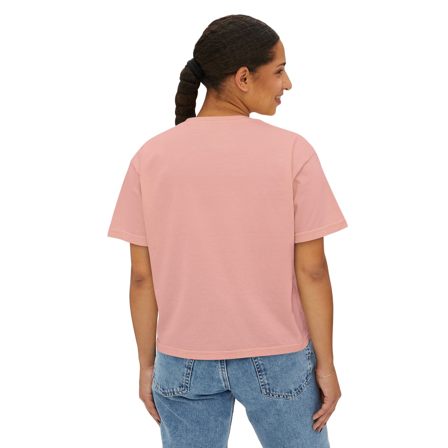 I Do Vows Tee — 'Through Thick or Thin, Drunk or Sober' Women's Boxy Shirt
