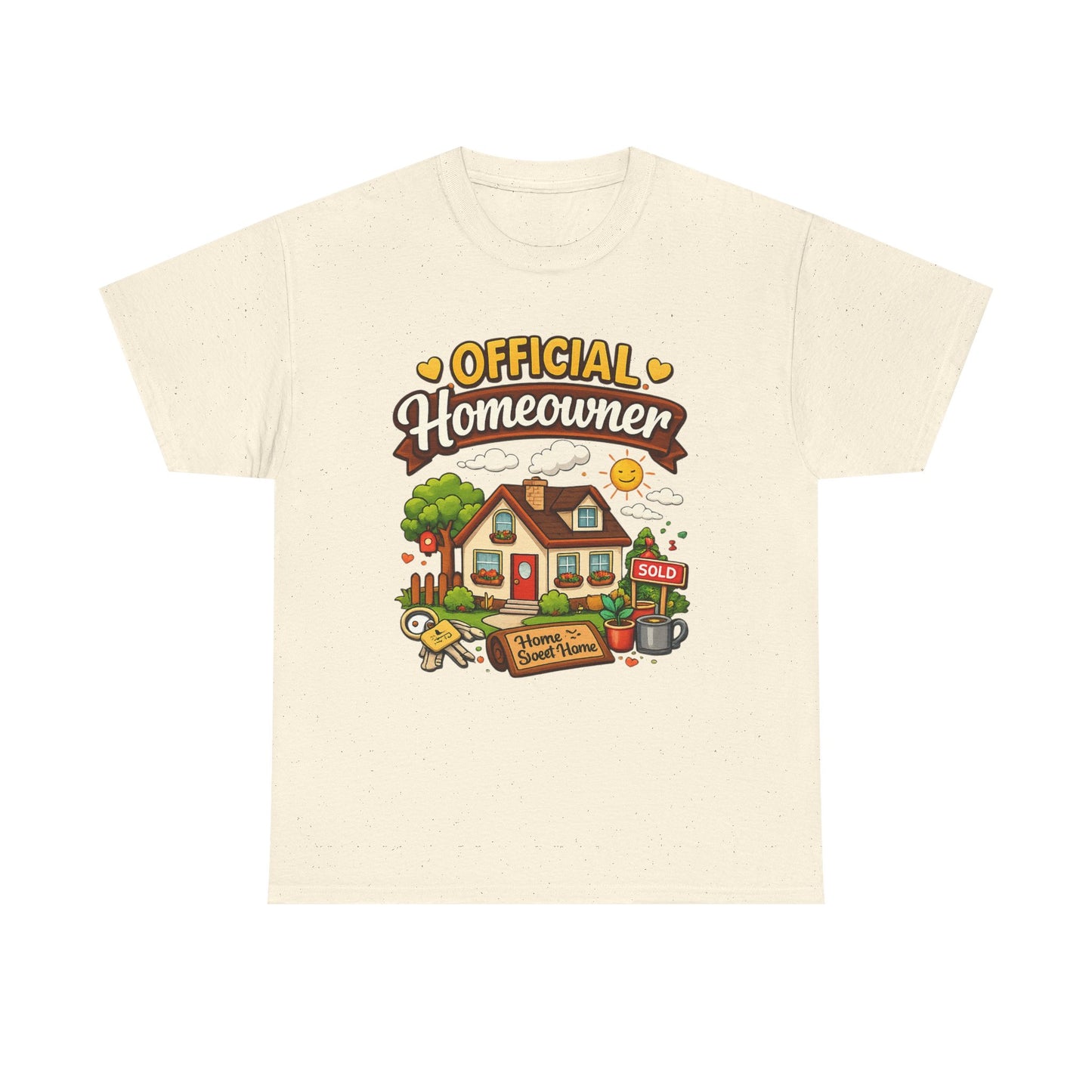 Official Homeowner T-Shirt – Cute New Home Housewarming Tee