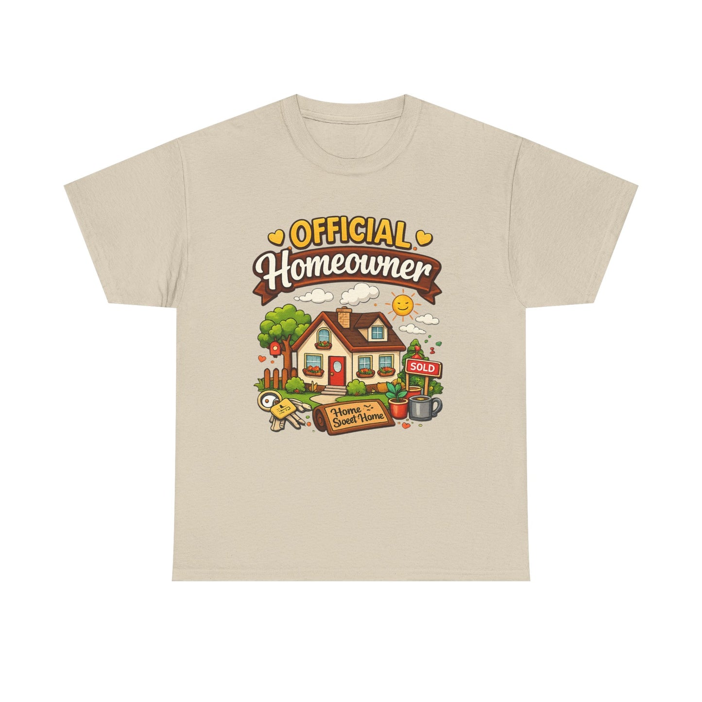 Official Homeowner T-Shirt – Cute New Home Housewarming Tee