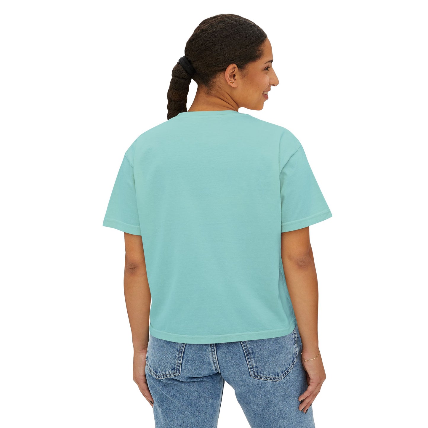 I Do Vows Tee — 'Through Thick or Thin, Drunk or Sober' Women's Boxy Shirt
