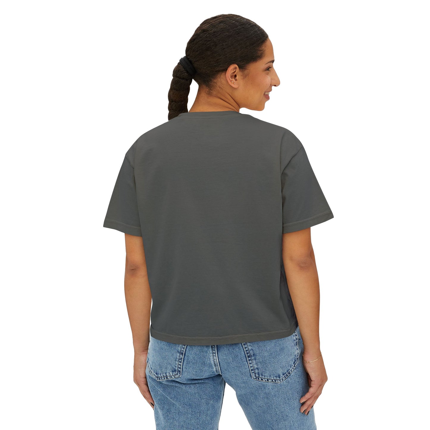 I Do Vows Tee — 'Through Thick or Thin, Drunk or Sober' Women's Boxy Shirt