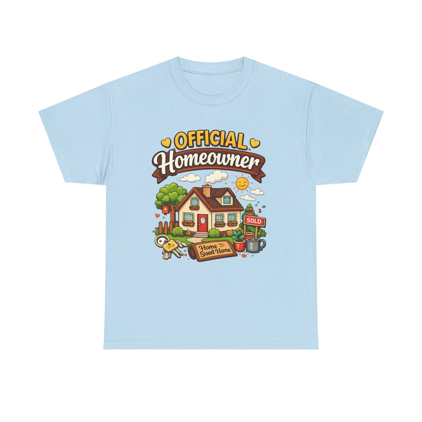 Official Homeowner T-Shirt – Cute New Home Housewarming Tee