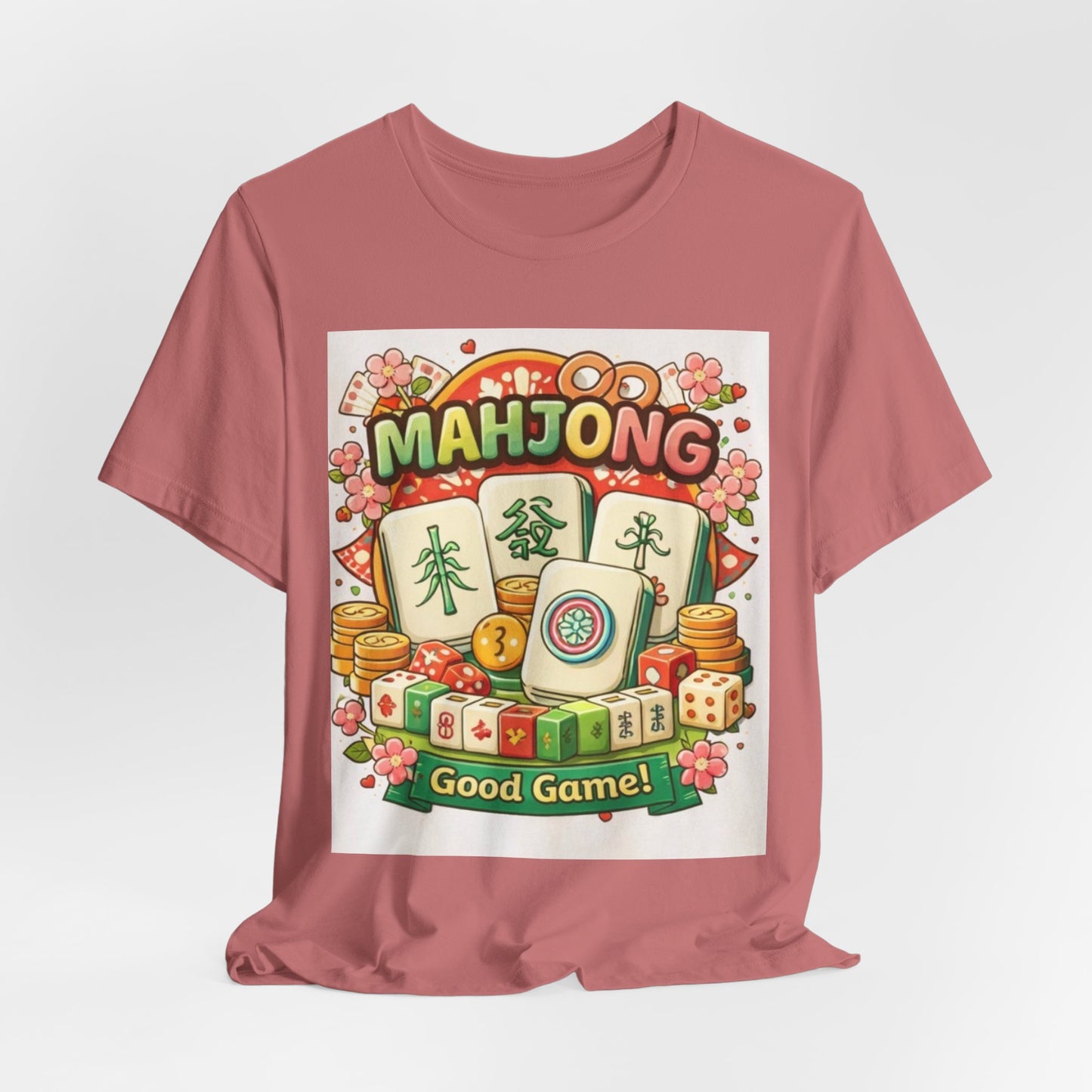 Mahjong T-Shirt – Cute "Good Game!"