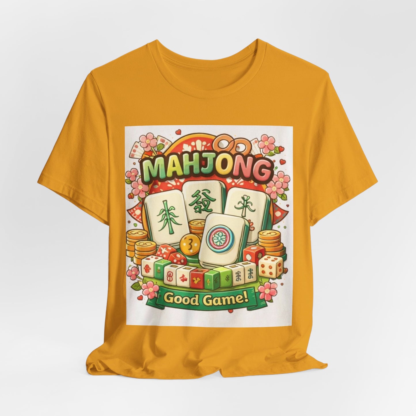 Mahjong T-Shirt – Cute "Good Game!"